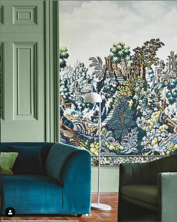 site patroon in beroep gaan Cole and Son Verdure Tapestry Zijden Behang 118/17039 - Luxury By Nature