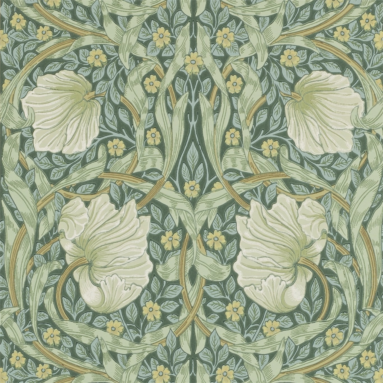 tuin verhoging Stal Behang William Morris & Co. Pimpernel - Archive Collectie (210389) - Luxury  By Nature